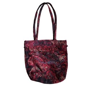 Tapestry Beaded Tote Bag